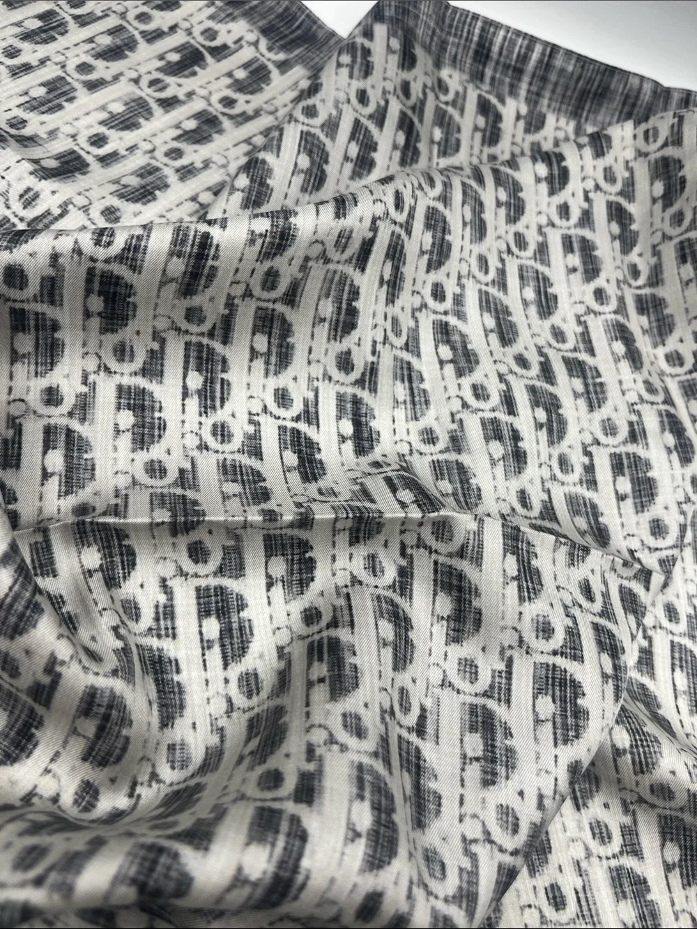 Dior Oblique Silk Scarf 21” x 21”